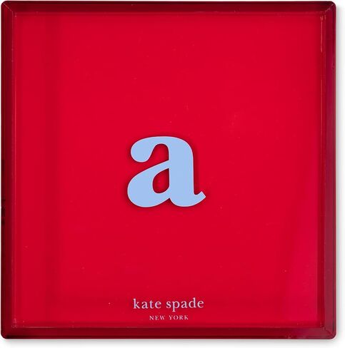 kate spade new york Initial Decorative Initial Tray, Personalized Acrylic Vanity Letter Tray, Just Mine (S) in Saudi Arabia