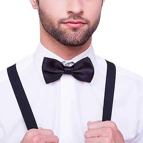 Bow Ties for Men, Pre-Tied Quality Adjustable Bowtie, Silk Bow Tie for Men Women Party Wedding Formal Events in Saudi Arabia