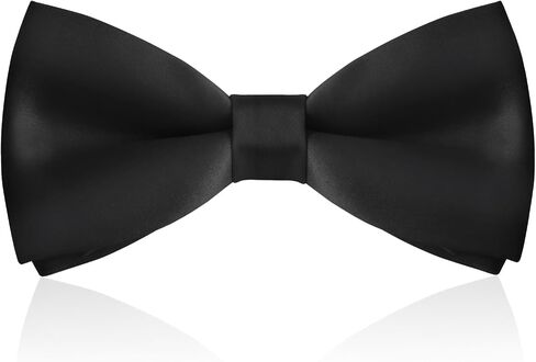 Bow Ties for Men, Black White Mens Bow Tie Pretied Bow Tie for Formal Event/Casual in Kuwait