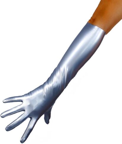 DooWay Long Latex Gloves for Women Elbow Length 16" for Halloween Cosplay Costume Party in Saudi Arabia