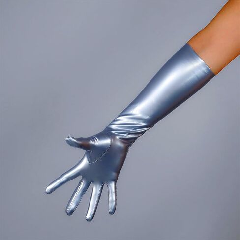 DooWay Long Latex Gloves for Women Elbow Length 16" for Halloween Cosplay Costume Party in Saudi Arabia