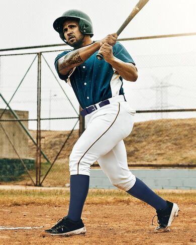Jeyiour High Football Socks and Belt Set Sport over the Knee Baseball Softball Soccer Socks Extra Long for Women Men Adult in Saudi Arabia