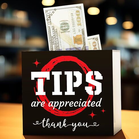 Yousoontic 2 Pieces Tip Jar Acrylic Tip Jar for Bartender Bars 6 x 4 x 5 Inch Tip Collection Box Donation Suggestion Box Money Storage Container for Restaurants Musicians Driver in Saudi Arabia