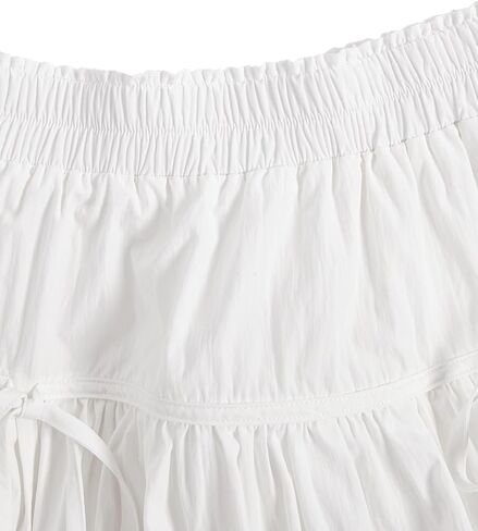 Verdusa Women's Bubble Skirt Ruffled Pleated Mini Skirt Elastic Waist Short Skater Skirts in Kuwait