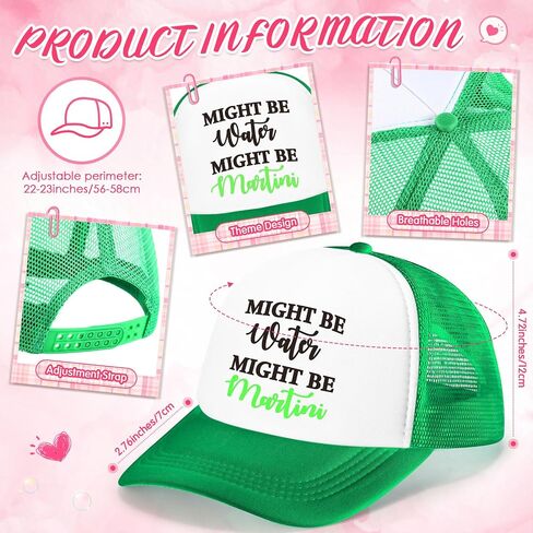 JaGely 4 Pcs Trucker Hat for Women Joke Funny Baseball Cap Classic Adjustable Cap for Women Men Gifts in Saudi Arabia