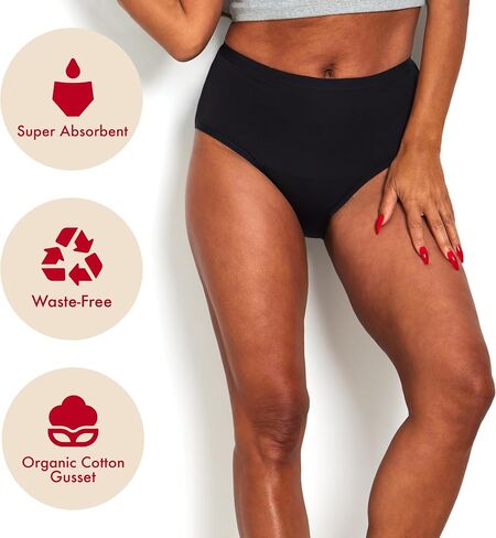 Sporty Stretch Absorbent Thong By The Period Co. | Organic Cotton Gusset in Kuwait