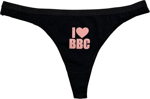 I Heart (Love) BBC Thong Panty with Color Options in Kuwait