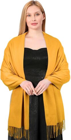 Scarf For Women Shawl Wraps For Women Solid Colour Warm Scarf For Women Large Scarf Pashmina Shawls and Wraps in Saudi Arabia