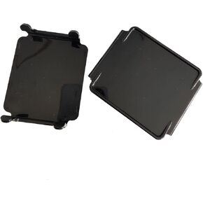 2PCS 3 بوصة LED LED LIGHT COVERS CHIPE LIGHT LIGHT LIGHT 3 بوصة تغطي الأضواء الضبابية الأغطية العدسة ذات العدسة الغبار لشاحنة ATV Ute 3x3inch Cube Cube Lights Cover Fog Lampshade (2pcs صفراء الأغطية) in Kuwait