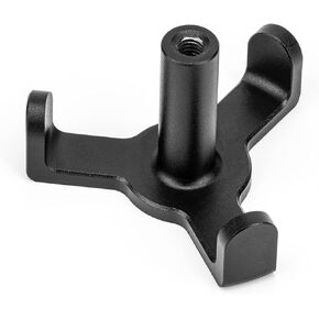 HALOBLK High Strength Aluminum Trunk Hook for 2016-2025 Tesla Model 3 Accessories, Screw-on Trunk Hanger for Hanging Grocery Bag and Take-Out (Black-1 Pack)