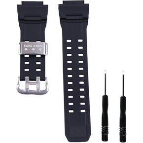 Men's Resin watch strap buckle compatible with Casio G Shock 10455201 GW9400 GW-9300 G-9200 Outdoor Sports waterproof rubber Watch band Bracelet wristband Accessories for women