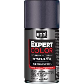 U-POL Expert Color, For Toyota/Lexus 1H1, Automotive Spray Paint, Professional Grade, Long-Lasting, Easy-To-Use, Predawn Gray