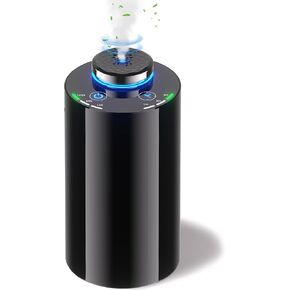 Diffuserlove Waterless Diffuser Essential Oil Diffusers Portable Car Aromatherapy Diffuser with Colorful Lights Travel Cordless Air Diffuser for Home