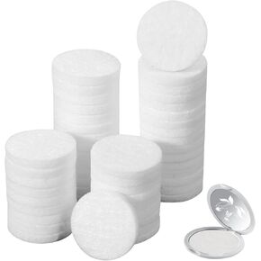 وسادات إعادة ملء النشر ، 100 pcs 1 بوصة 1 بوصة منصات الزيت العطري منصات الناشر المصغرة microfibre العطور diffuser-pad غير معقولة لترطيب هواء هواء السيارة المنزلية قابس المنزل في النشر (أبيض)