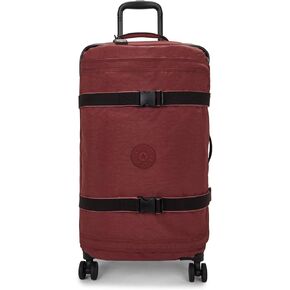 Kipling Women's Spontaneous Small Prt Softside Spinner Wheel Luggage, Integrated TSA Accepted Lock