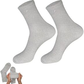 Grounding Socks,Conductive Socks,Silver Fiber Grounded Sock,1 pair(Includes Grounding Wire)