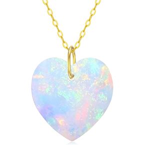 14K GOLD HEART GEMSTONEN NETROLACE BIRDINGEN