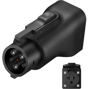 J1772 V2L Adapter, Compatible with Hyundai Ioniq 5 Ioniq 6, EV6, Kia 15 Amp, Genesis GV60 GV70 G80, F-ord F 150 Lightning, F-ord Escape PHEV Cars, Type1 Connector for Outdoor Camping