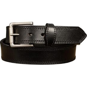 Bullhide Billts حزام جلدي رجالي للعمل ، عارضة ، لباس ، 1.50 "عريض ، أسود ، 42"