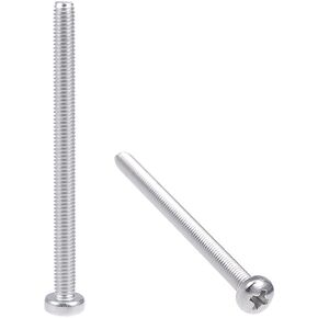 uxcell M3x25mm Machine Screws Pan Cross Head Screw 304 Stainless Steel Fasteners Bolts 30Pcs in Kuwait