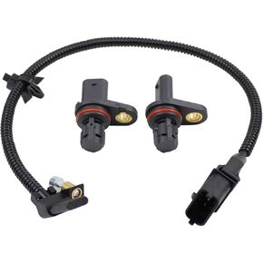 MOTOKU Intake and Exhaust Camshaft Position Sensor Crankshaft Position Sensor Set for L4 1.8L Chevrolet Cruze 2011-2016 Cruze Limited 2016 Sonic 2012-2018