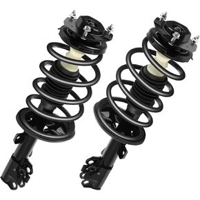 Complete Struts Front A Pair Fit for 2004 2005 2006 for Toyota Sienna FWD Quick-Strut Complete Strut Assembly w/Coil Spring Replace OE 172237 172236