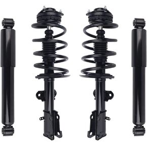 Autoround 171128L 171128R 37290 Complete Front&Rear Strut Shock Absorber Compatible for Dodge Grand Caravan 2008-2019, Chrysler Town & Country 2008-2016, Left&Right Struts with Coil Spring Assembly