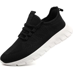 Men Tennis Shoes Running Shoes - Gym Sneakers Shoes Walking Workout Shoes Non Slip Walking Athletic Slip on Breathable Mesh Comfortable Lightweight Casual Fashion Sports Shoes