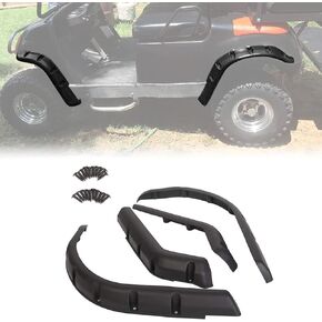 ECOTRIC Fender Flare Compatible with Yamaha G14 G16 G19 G20 G22 Golf Cart Standard Front and Rear Fender Flares W/Hardware Approximately 4.1" Wide 4PCS