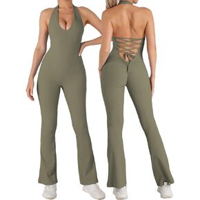 Honenna Backless تمرين بذلة للنساء السيطرة على البطن الزي اليوغا الزي سلس رومبير رومبير ليلاتيس صالة ارتداء