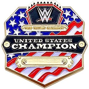 WWE United States Champion Edition American Flag Slrate Crate Din - Pin - حزام حزام الأصل