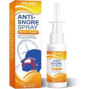 Anti Snoring Devices, Anti Snoring Spray, Snoring Solution to Help Open The Throat & Air Passage, Effective Snore Stopper for Better Sleep,30ml
