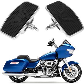 Adjustable Floorboards for Harley, Motorcycle Driver & Passenger Foot Pegs Footboard Accessories Compatible with Harley Touring Street Electra Road Glide Road King Sportster 883 1200 Dyna Softail