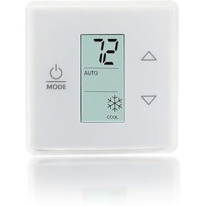 RV Wall Thermostat Updated Version, 3316250.712 Single Zone RV AC Thermostat - Black, Three Input Areas, Bright Blue Backlight Self-extinguishing in Kuwait