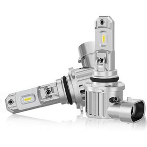 HB3 9005 Bulbs, 1000% Super Bright 40000LM Cool White 6500K,1:1 Mini Size, Plug and Play, CANBUS Ready, IP68 waterproof hb3 9005 fog lights, Pack of 2
