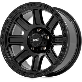 Country Country 84 سلسلة من قطعة واحدة 18 × 8.5 6x5.5 Gloss Black Wheel-84180912 مع الألومنيوم (18 × 8.5 بوصة /6 × 5 بوصات ، إزاحة 0 مم)
