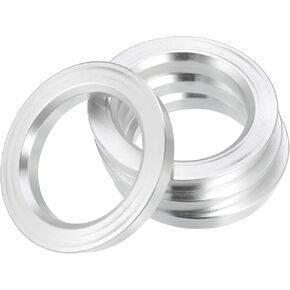X AUTOHAUX 4pcs OD 72.6mm to ID 71.6mm Aluminium Alloy Car Hub Centric Rings Wheel Bore Center Spacer