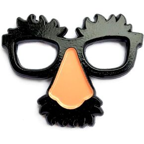 Groucho Glasses Enamel Lapel Pin