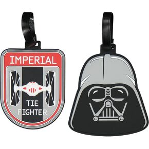 FUL Star Wars 2-Piece Suitcase ID Tag Set with Adjustable Straps, Multi