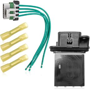 973-582 HVAC Resistor Blower Motor Resistor Kit, 87138-04052, 8713804052, RU746, RU1435 Blower Resistor with Wire Harness Replacement for Toyota Tacoma 2005-2020