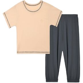الأطفال القصيرة الأكمام Pajama مجموعة Viscose Boys Girls 2pcs PJ. in Kuwait