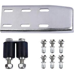 13-04391 13-04387 Upper Roller Bracket Kit with Rollers and Hardware Compatible with Peterbilt 379 Replace 13-04667 13-04403, Driver and Passenger Both Side