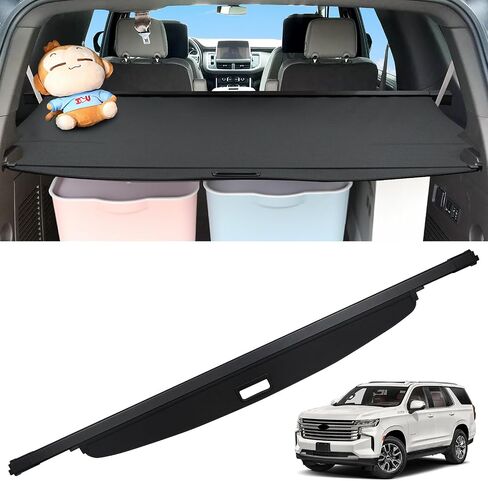 Sze Cargo Cover for Lincoln Nautilus 2024 2025 Accessories Retractable Trunk Cover Black Rear Trunk Security Cover Shielding Shade Waterproof-New Upgrade in Saudi Arabia