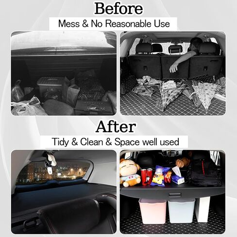 Sze Cargo Cover for Lincoln Nautilus 2024 2025 Accessories Retractable Trunk Cover Black Rear Trunk Security Cover Shielding Shade Waterproof-New Upgrade in Saudi Arabia