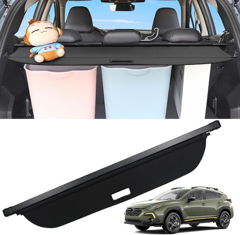 Sze Cargo Cover for Lincoln Nautilus 2024 2025 Accessories Retractable Trunk Cover Black Rear Trunk Security Cover Shielding Shade Waterproof-New Upgrade in Saudi Arabia