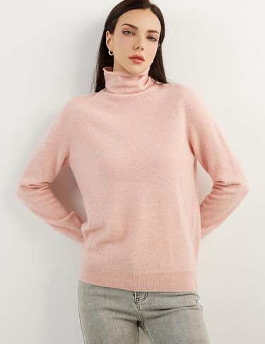 100 ٪ Cashmere النقي للنساء سترة السترة الطويلة الأكمام الطويلة دافئة ناعمة 2025 خريف الشتاء متماسكة in Kuwait