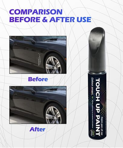 Car Paint Scratch Repair,Touch Up Paint for Cars,Car Accessories Car Paint,Car Scratch Repair,Touch Up Paint Pen,Car Scratch Remover Pen,Car Touch Up Paint Pen for Erase Car Scratches (Black) in Kuwait