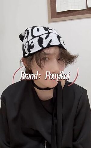 Knitting Hat Men Women Quality Cap Warm Cap Harajuku Beanie Gothic Spider Pattern Wool Acrylic Y2k Knitted Hat… in Saudi Arabia