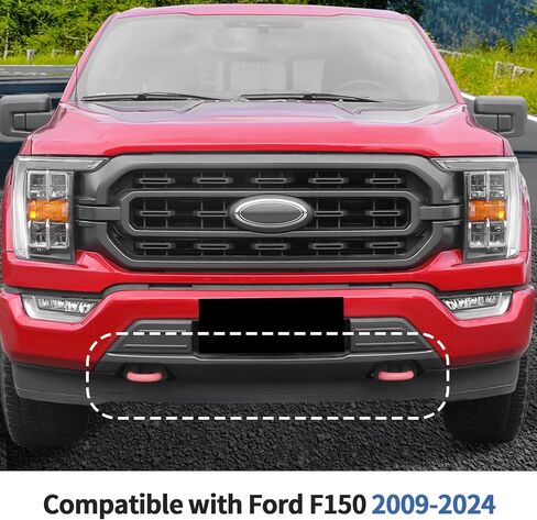 Front Bumper Tow Hook Covers 2Pcs Compatible with 2009-2024 F150 Exterior Accessories(Red) in Kuwait
