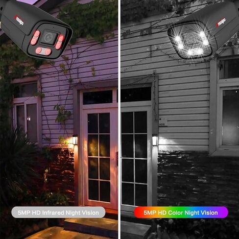outdoor/indoor PoE security camera system, (2-way audio/AI face detection/IR colour night vision/vehicle detection) IP modification support, dual stream support, 8 NVR, 8 CCTV, 2TB HDD 24/7 in Saudi Arabia